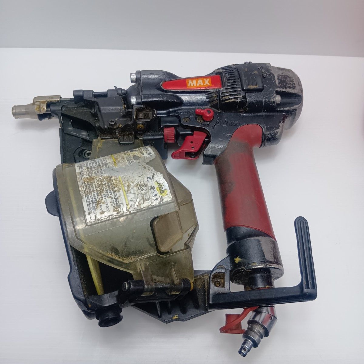 MAX マックス エア釘打ち 程度C ケース付 HN 65 Z 1 レッド