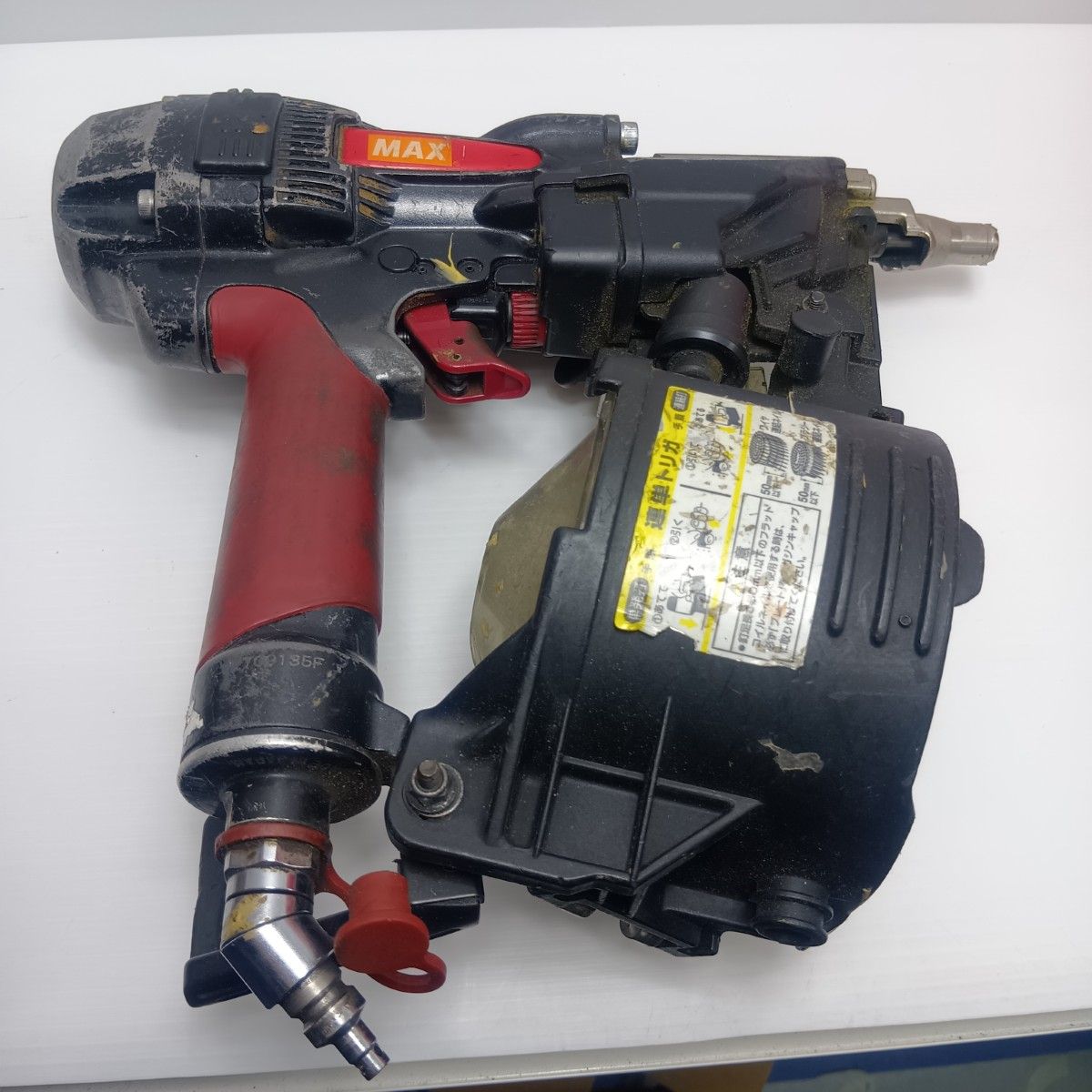 MAX マックス エア釘打ち 程度C ケース付 HN-65 Z 1 レッド