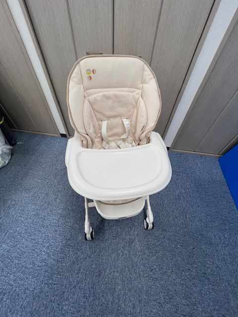 クリーニング済み 説明書付 エコアクト ルシエス オートスウィング コンビ Combi 電動 ハイローチェア ベビーラック