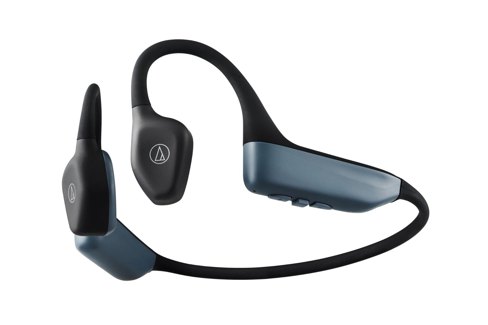 オーディオテクニカ ATH- E ワイヤレスイヤホン Bluetooth 5.3 軟骨伝導 オープンイヤーヘッドホン ながら聴き LE Audio対応 オリジナルステッカー付き 最大音量アップ マルチポイント対応 ノイ ブラック