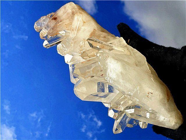 ◇超強いパワー天然水晶クラスターB86B6/147B84A - メルカリ