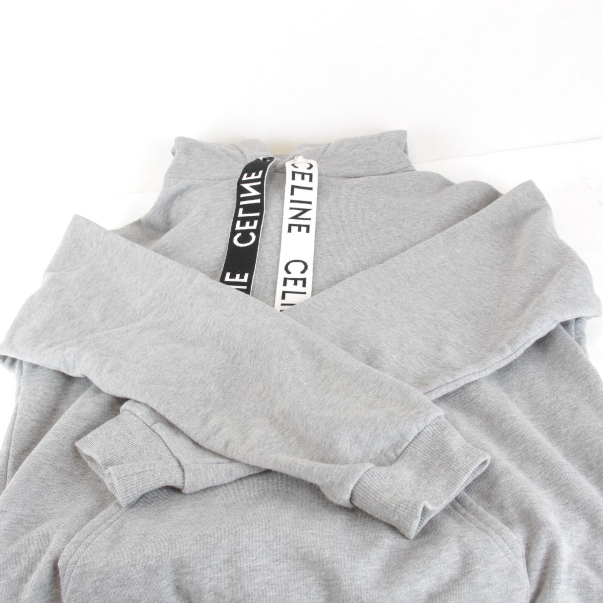 極美品『USED』CELINE【セリーヌ】 ルーズフーディパーカー コットン 