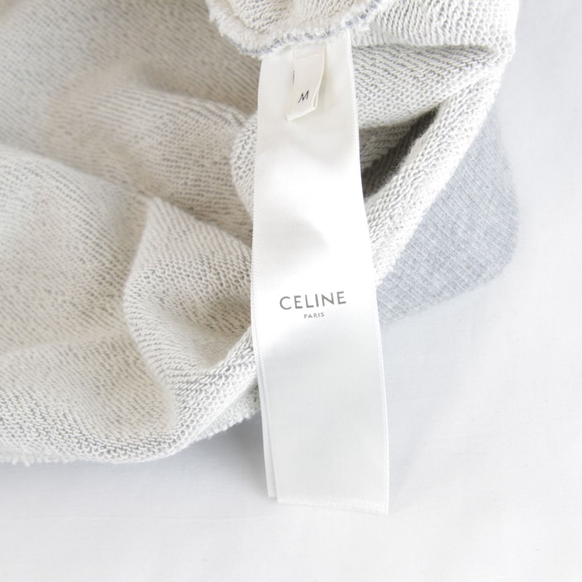 極美品『USED』CELINE【セリーヌ】 ルーズフーディパーカー コットン 