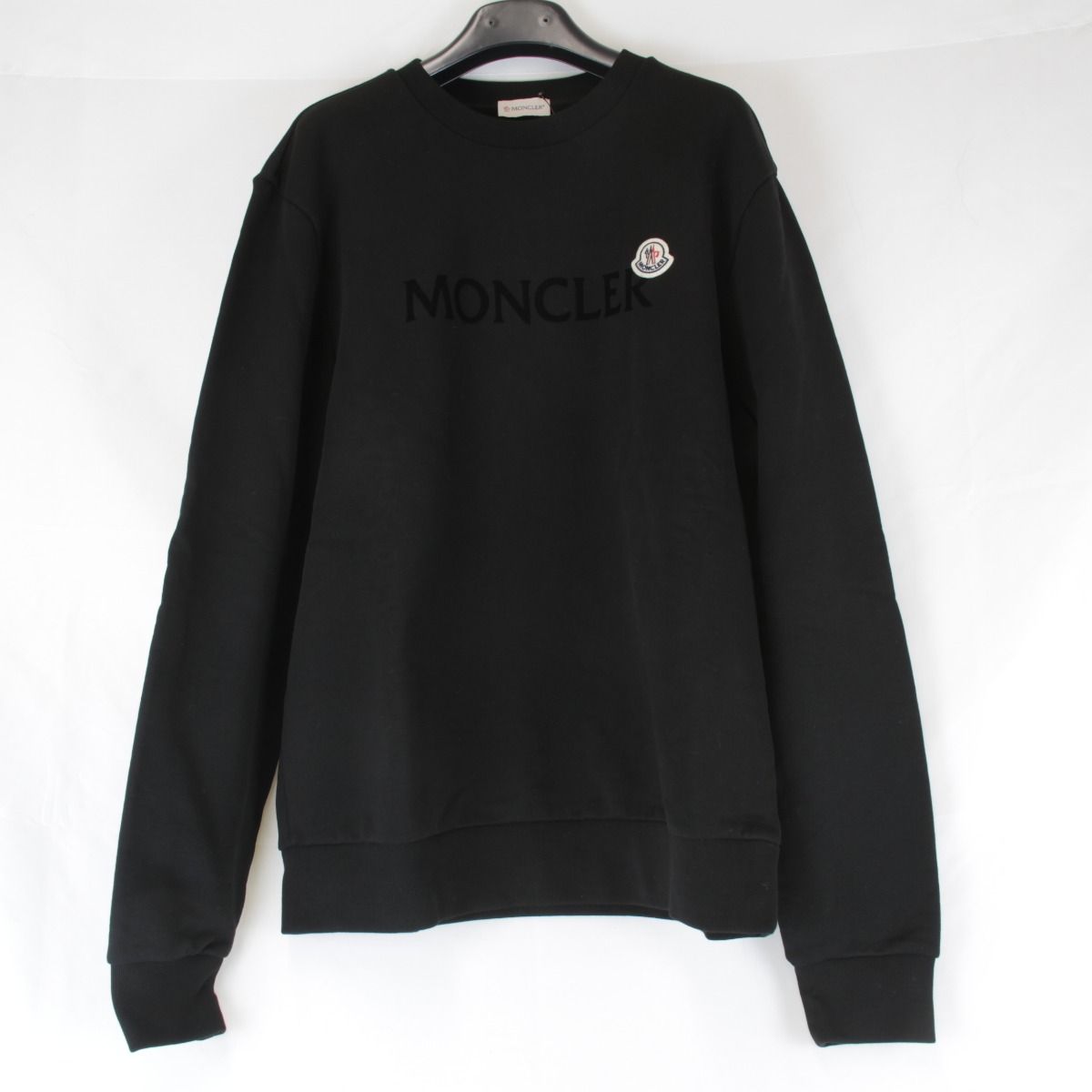 極美品『USED』 MONCLER【モンクレール】 ブラック 黒 スウェット 