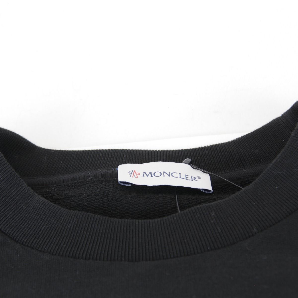 MONCLER 極美品ブラック スウェット トレーナー** 極美品『USED』 MONCLER【モンクレール】 ブラック 黒 スウェット