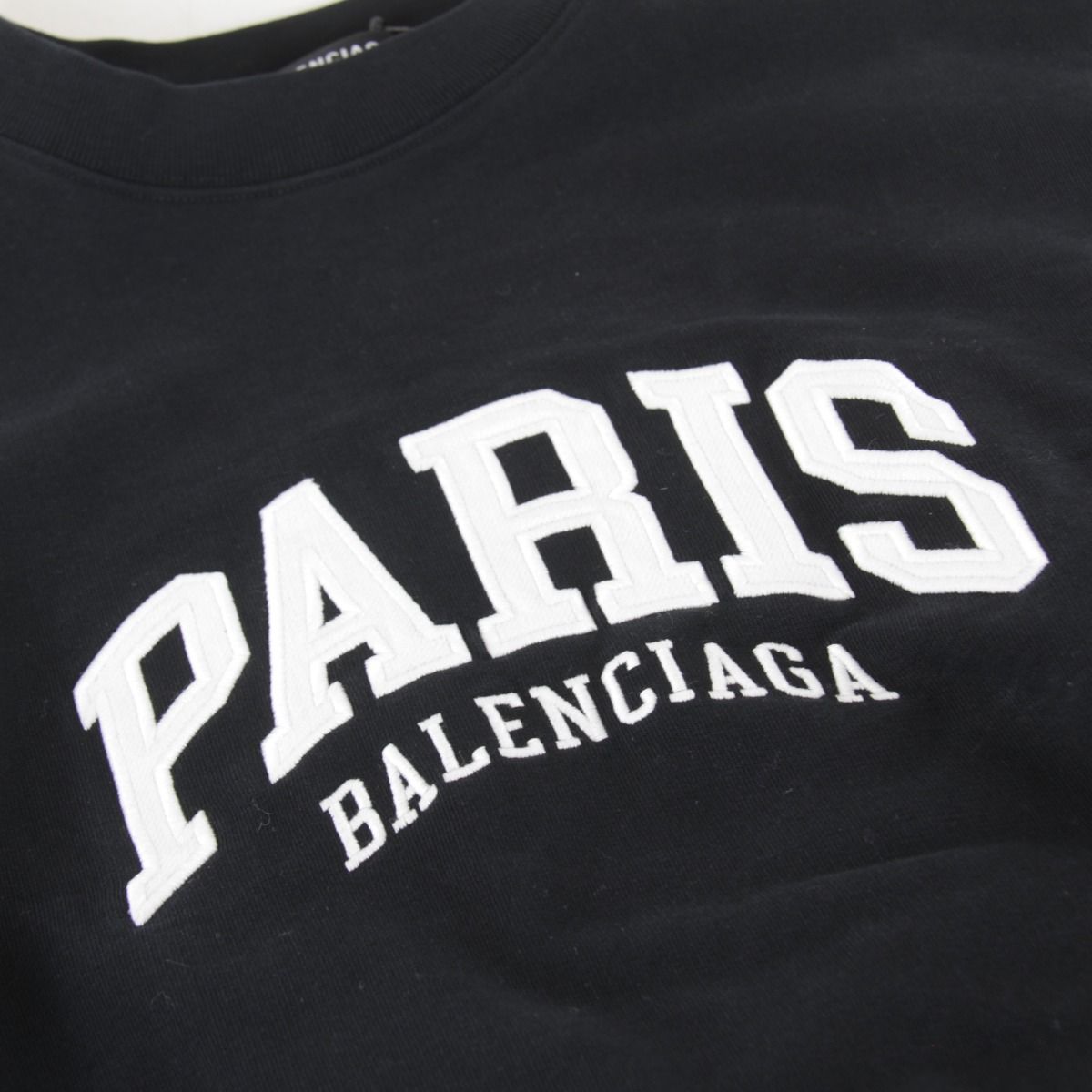 極美品『USED』BALENCIAGA【バレンシアガ】 トレーナー ブラック 黒 