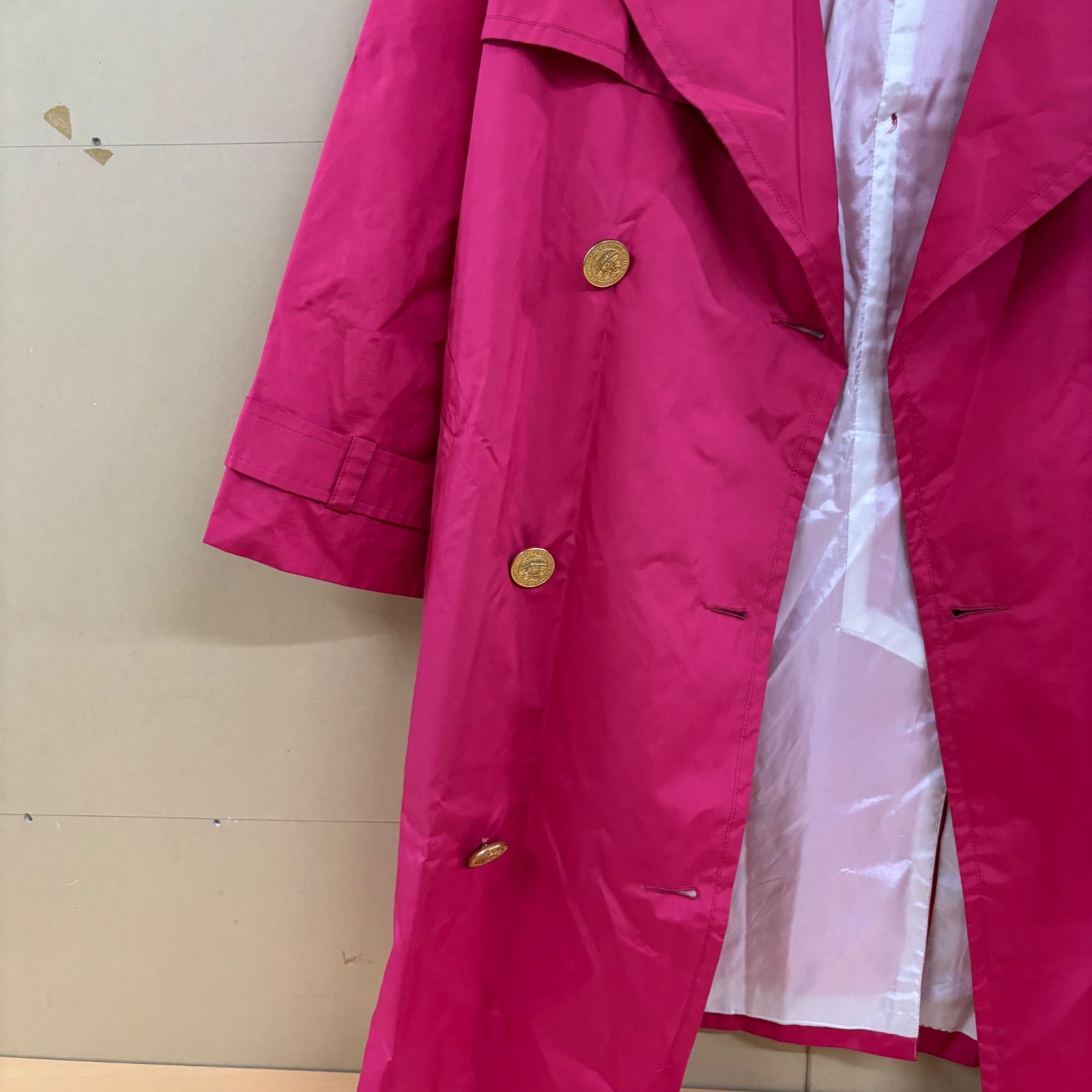 ◾︎CELINE セリーヌ ヴィンテージ トレンチコート ピンク - メルカリ