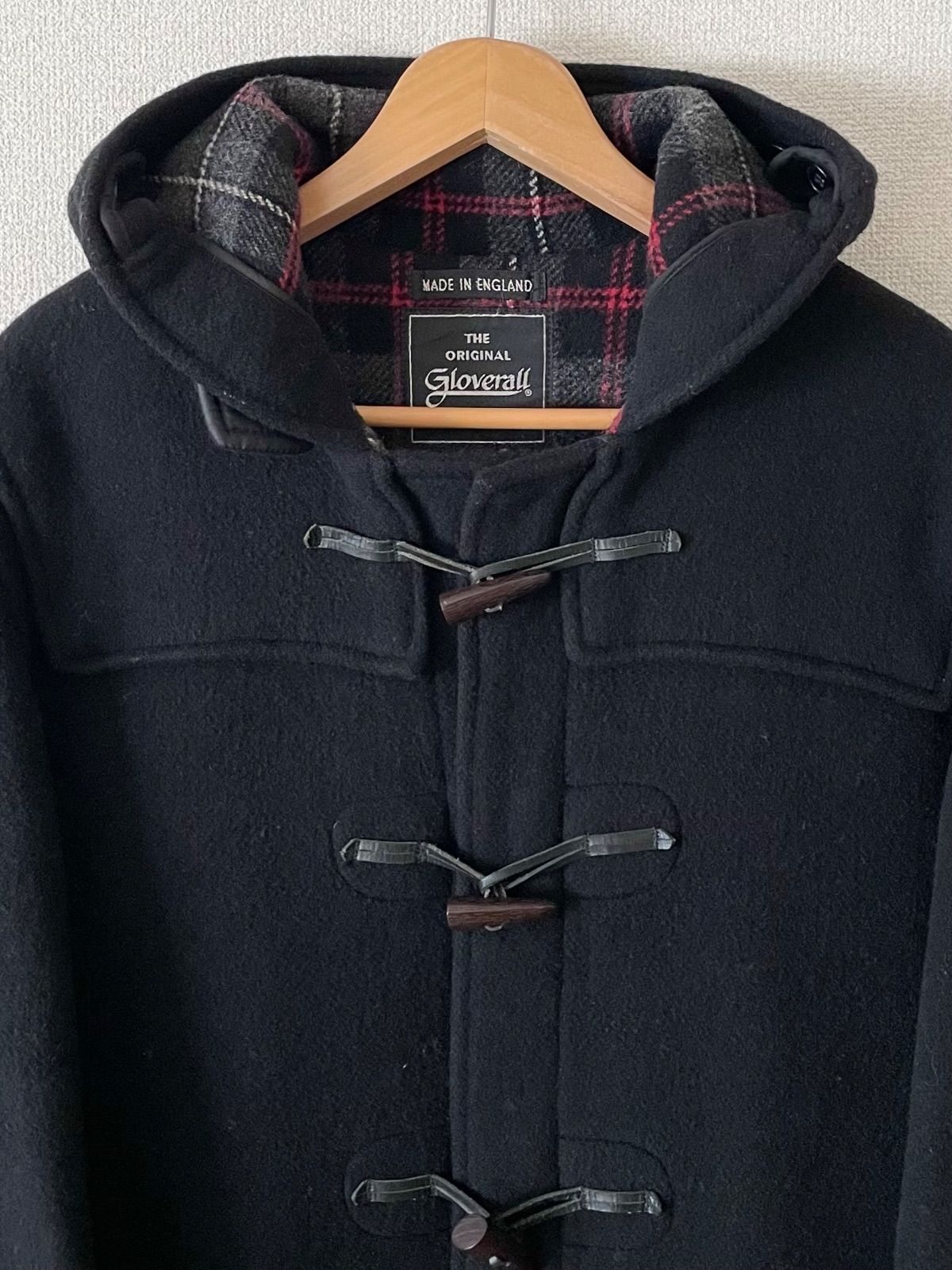 Gloverall DUFFLE COAT 黒 サイズ40 グローバーオール ダッフルコート イギリス製