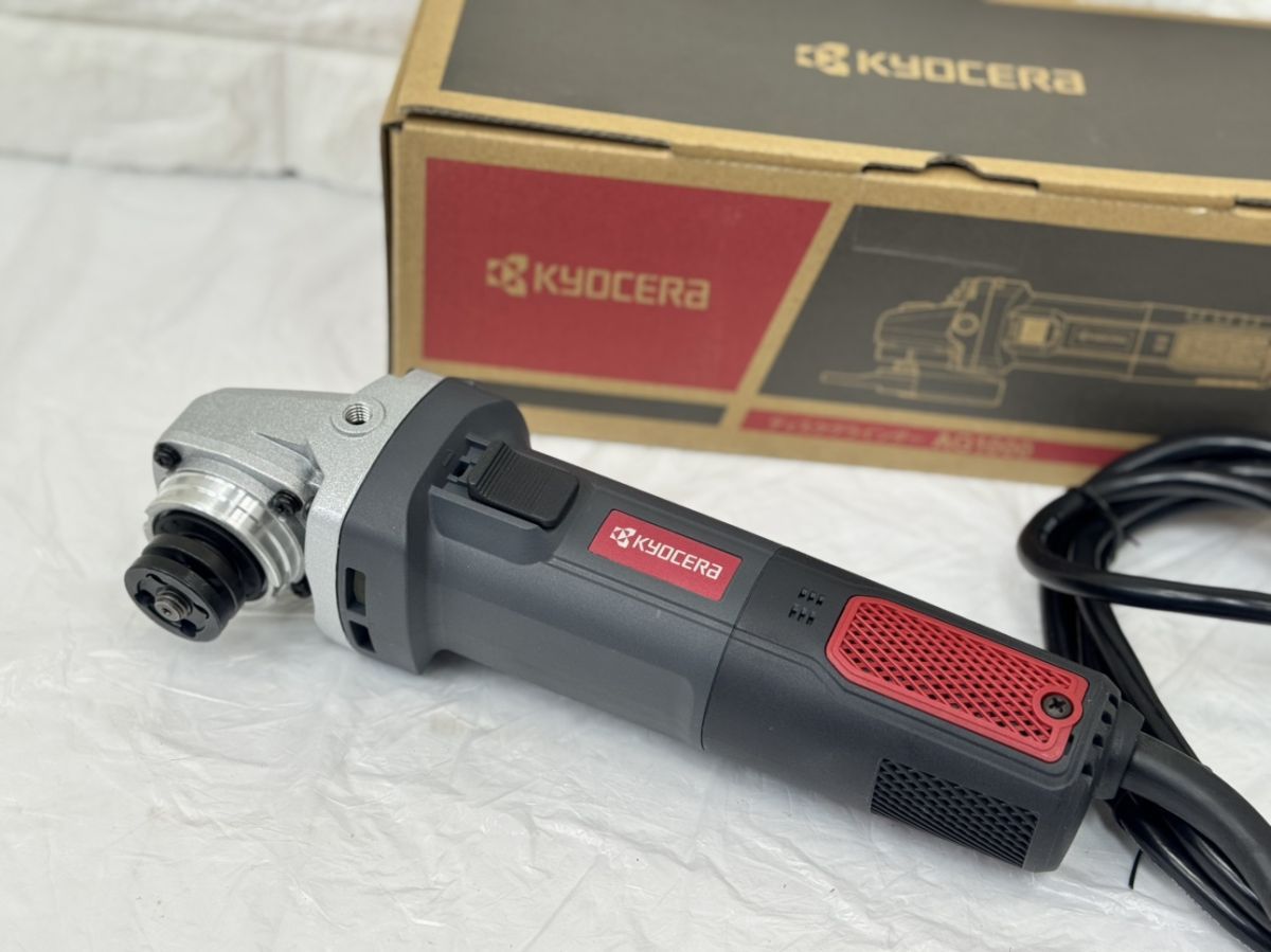 ▽ ♥４台セット 京セラ AG 1000 ディスクグラインダー 100 V 砥石径100 mm ハイパワー910 W 切削 切断 研磨 です