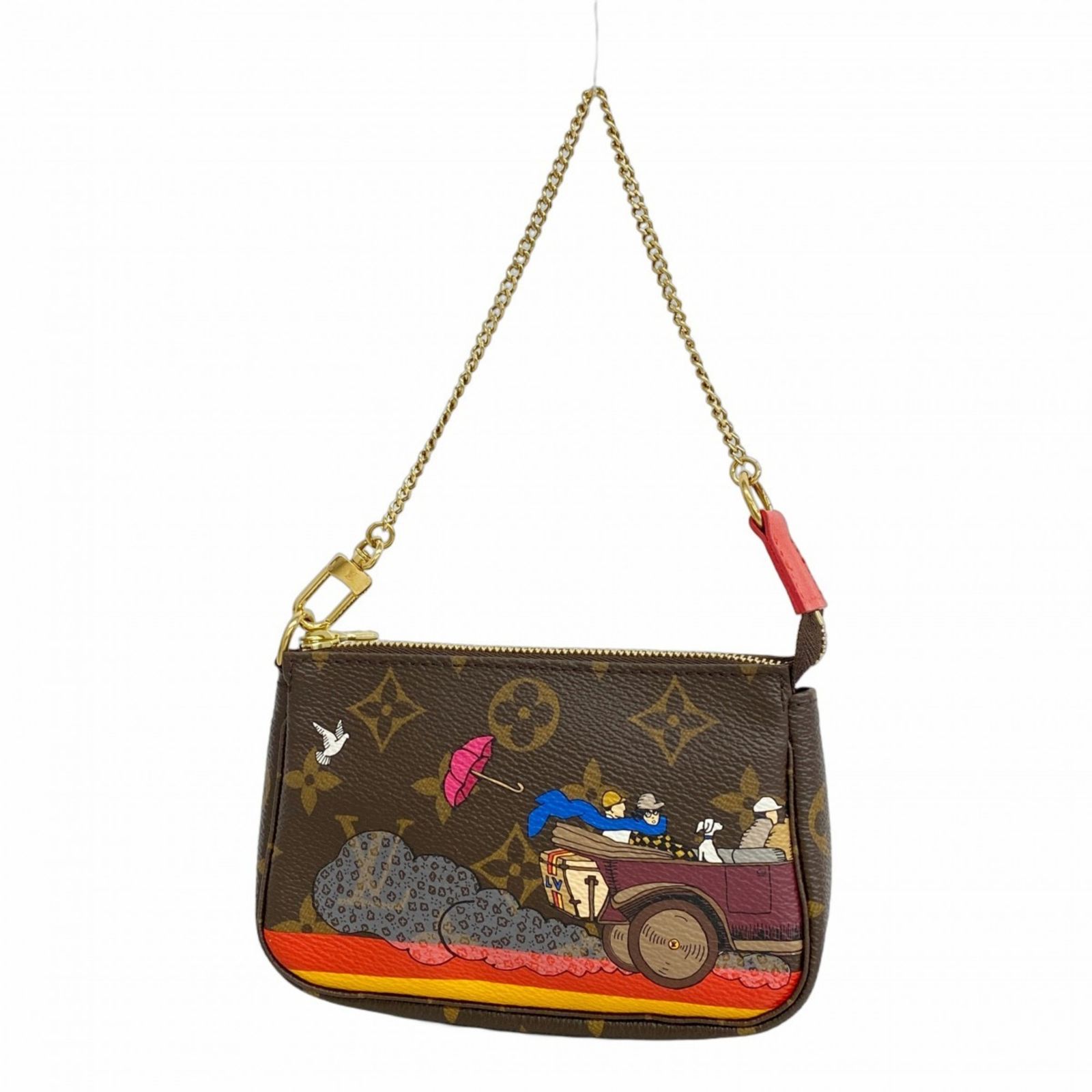 ルイ ヴィトン Louis Vuitton バッグ ポーチ モノグラム ミニポシェットアクセソワール M 41655 ブラウンレディース