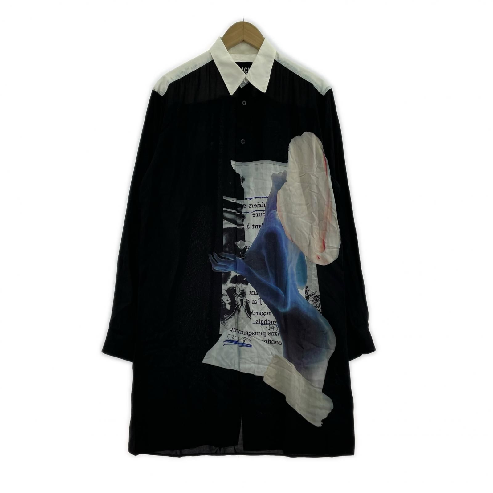 ちる　BLACK SCANDAL フロントヌードシャツ Yohji Yamamoto black scandal 18AW フロントヌードシャツ 2 - メルカリ