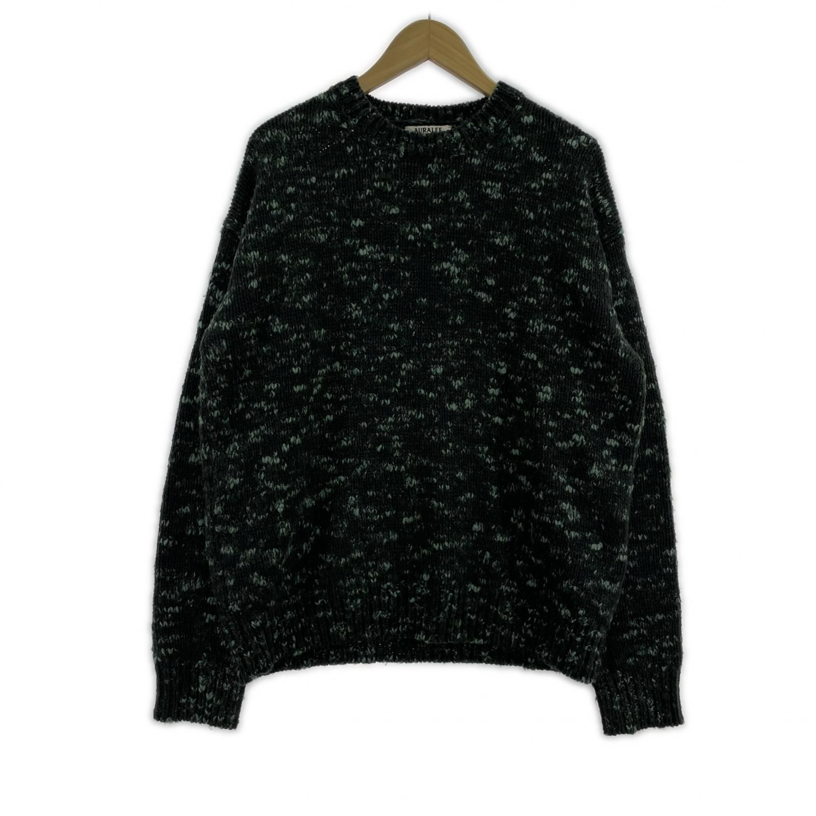 トップス AURALEE WOOL MIX COLOR SLUB YARN KNIT 4 AURALEE WOOL MIX COLOR SLUB YARN KNIT 4