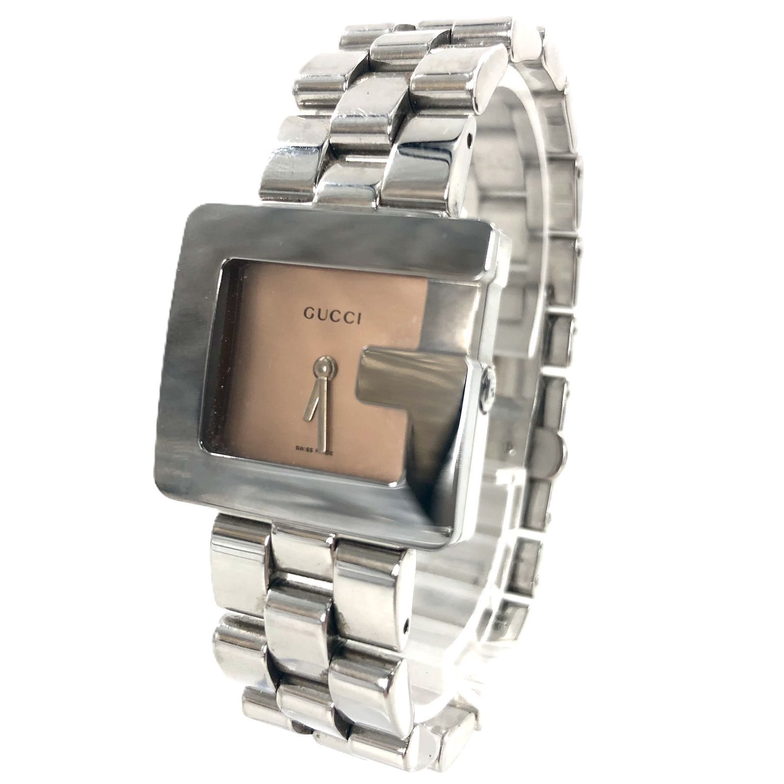 GUCCI グッチ 3600 J オレンジ文字盤 レディース腕時計 スクエア き 稼働品 PF 549