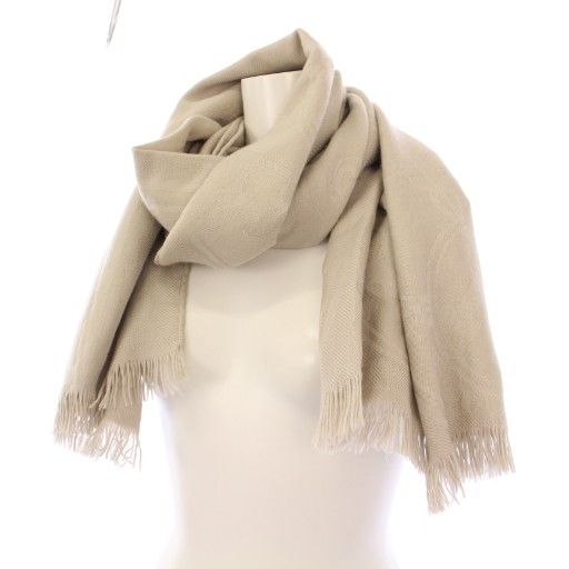 エルメス HERMES ニューリブリス ストール ショール 大判 ベージュ KH OH