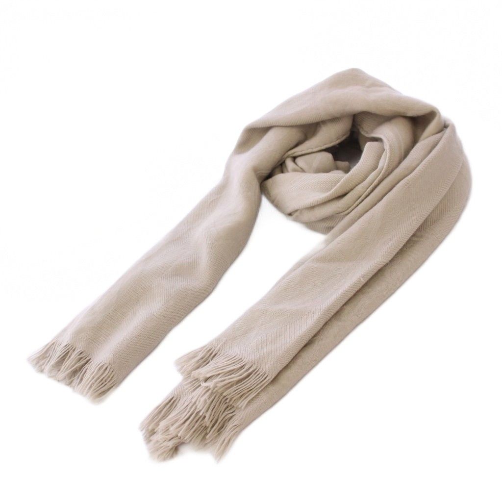 エルメス HERMES ニューリブリス ストール ショール 大判 ベージュ KH OH