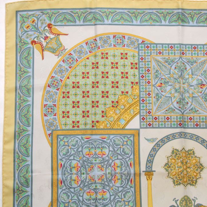 エルメス HERMES カレ90 CIELS BYZANTINS ビザンチンの空 シルク100
