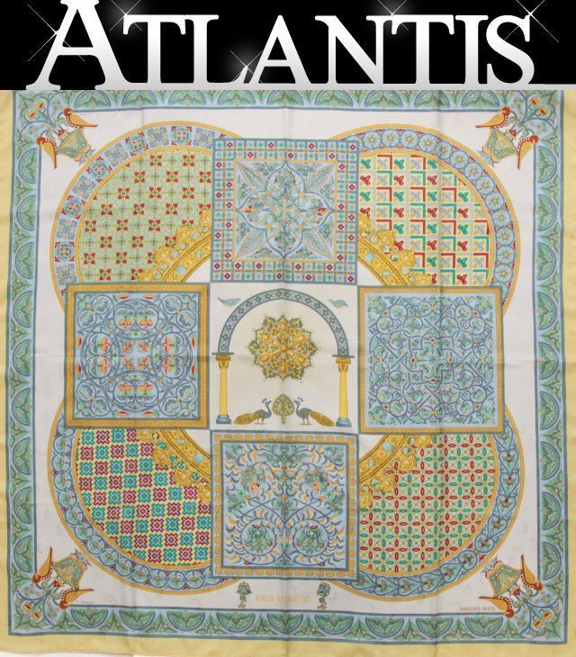 エルメス HERMES カレ90 CIELS BYZANTINS ビザンチンの空 シルク100