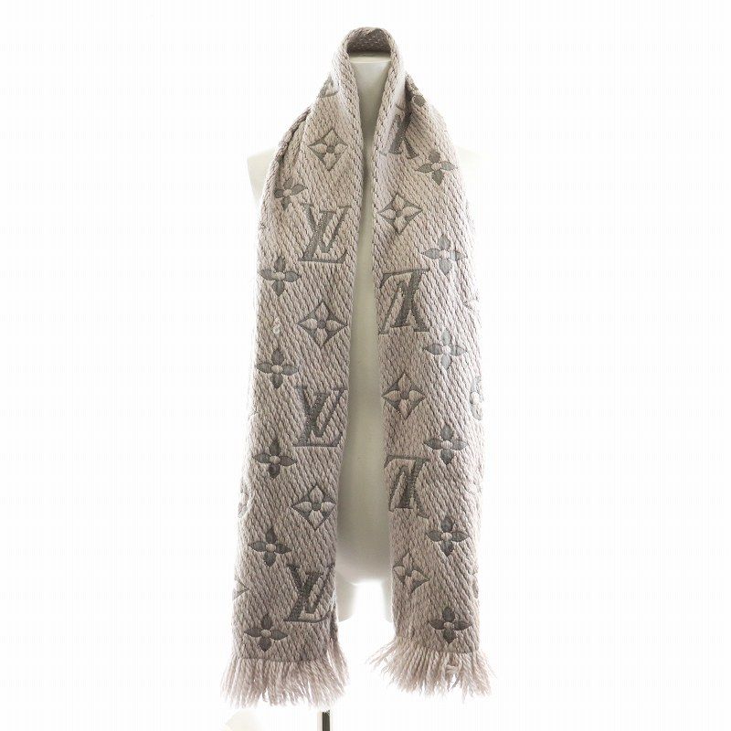 ルイヴィトン LOUIS VUITTON エシャルプ ロゴマニア マフラー M74742