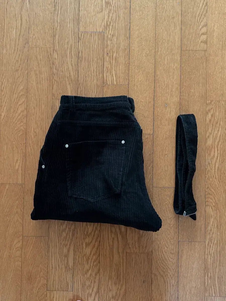 함오피스 11パンツ コーデュロイ パンツ ブラック サイズ 1 28