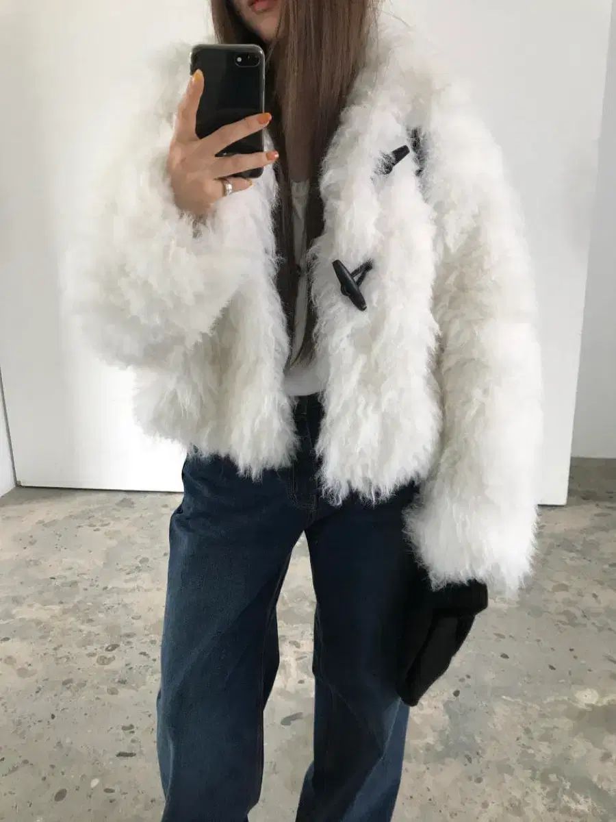 nuseヌーズ クラウド ファー ジャケット