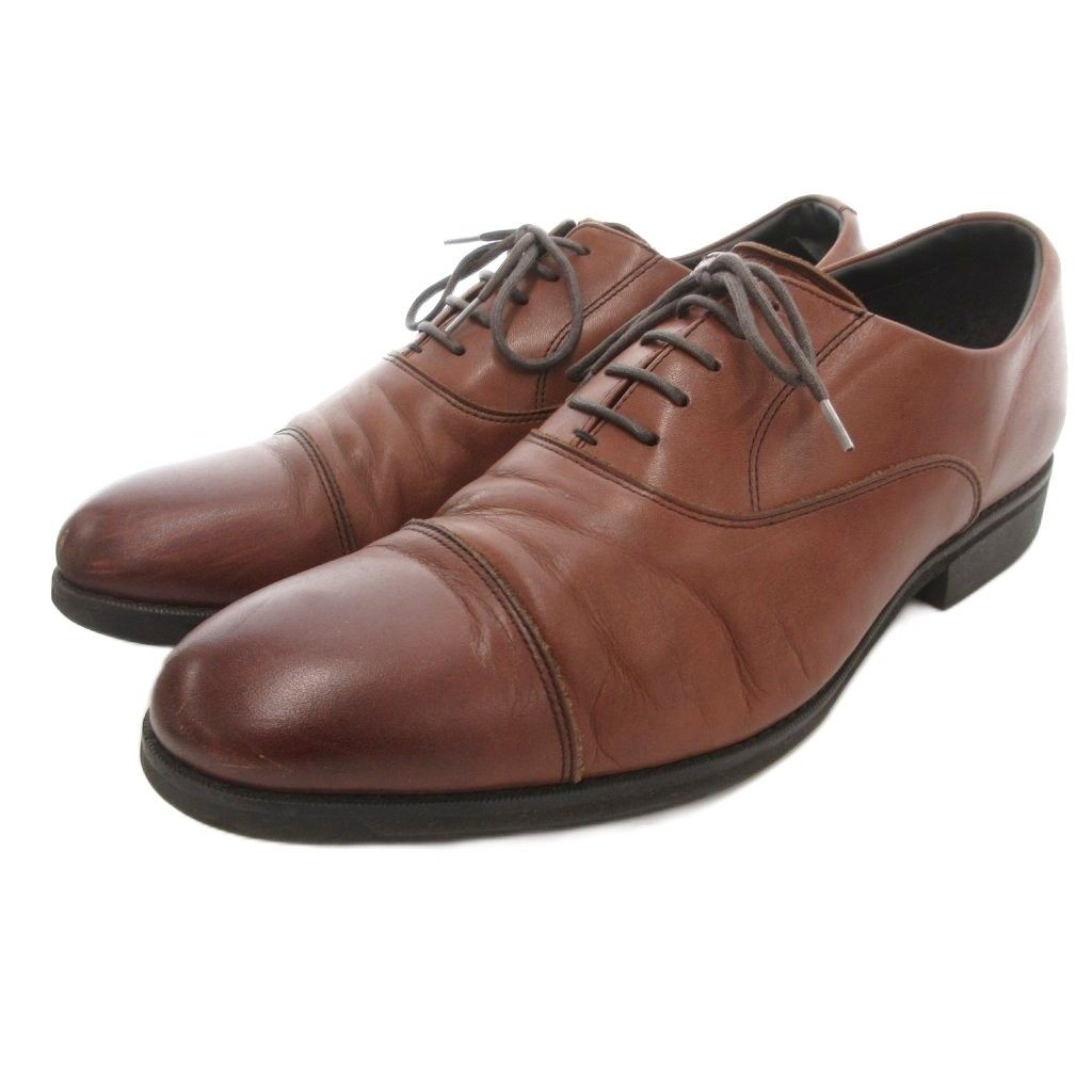 アシックス asics RUNWALK GORE TEX ビジネスシューズ 革靴 25 5 cm レザー 茶 ブラウン WR 819 P AE