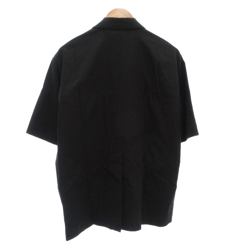 ウジョー Ujoh TUDIOUS別注 ハーフスリーブジャケット 2 シングル センターベント 黒 ブラック 春夏 AE