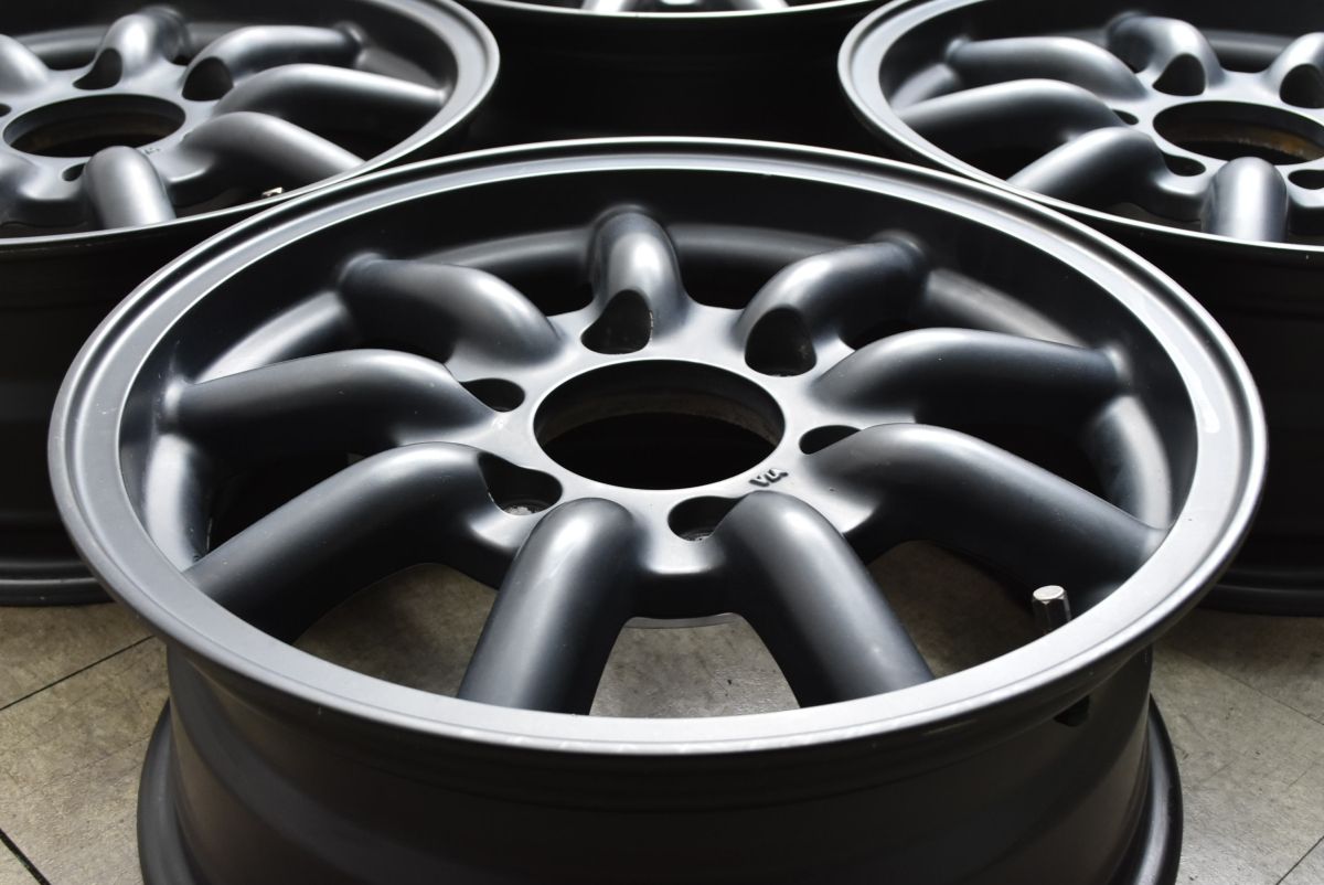 程度良好 ファブレス ヴァローネ MC 9 16 in 6 5 J 38 PCD 139 7 アルミホイール4本セット ハイエース レジアスエース キャラバン