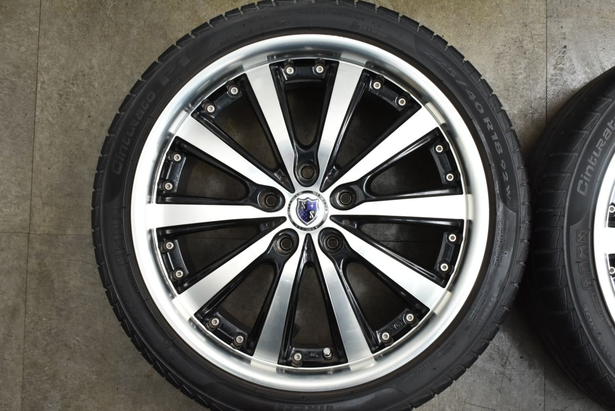 シュタイナーVS 5 18 in 7 J 48 PCD 114 3 チントゥラートP 1 225 40 R レクサスIS ノア ヴォクシー セレナ ステップワゴン アクセラ