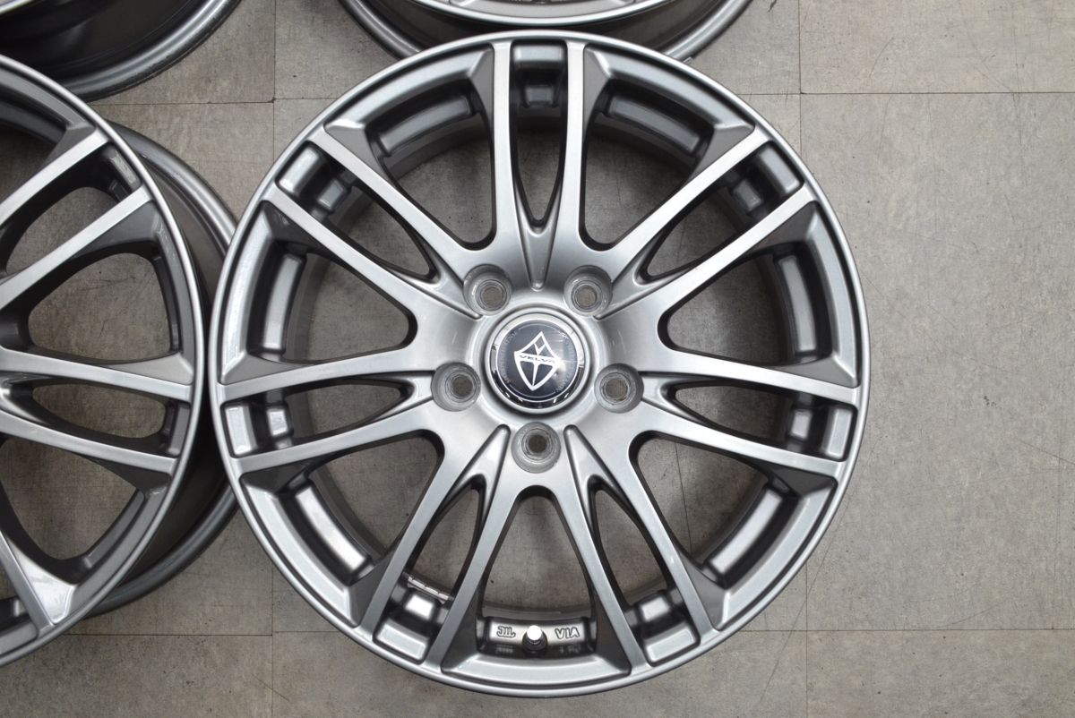  スタッドレス用等に Weds VELVA 16 in 6 5 J 40 PCD 114 3 4本 ノア ヴォクシー ステップワゴン セレナ エクストレイル エルグランド 16インチ ホイール