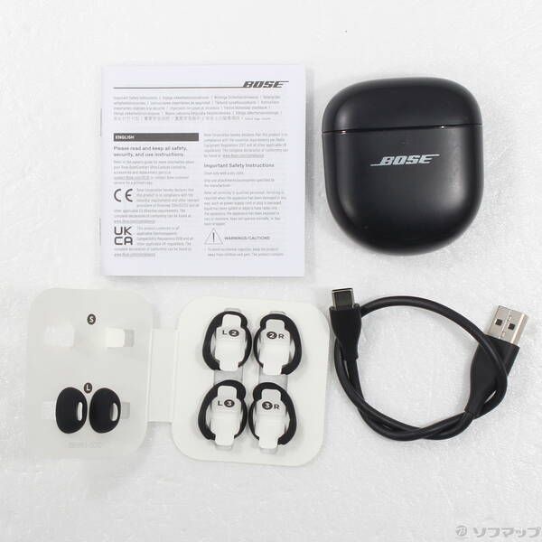 中古品〕 Bose QuietComfort Ultra Earbuds ブラック【262】 - メルカリ