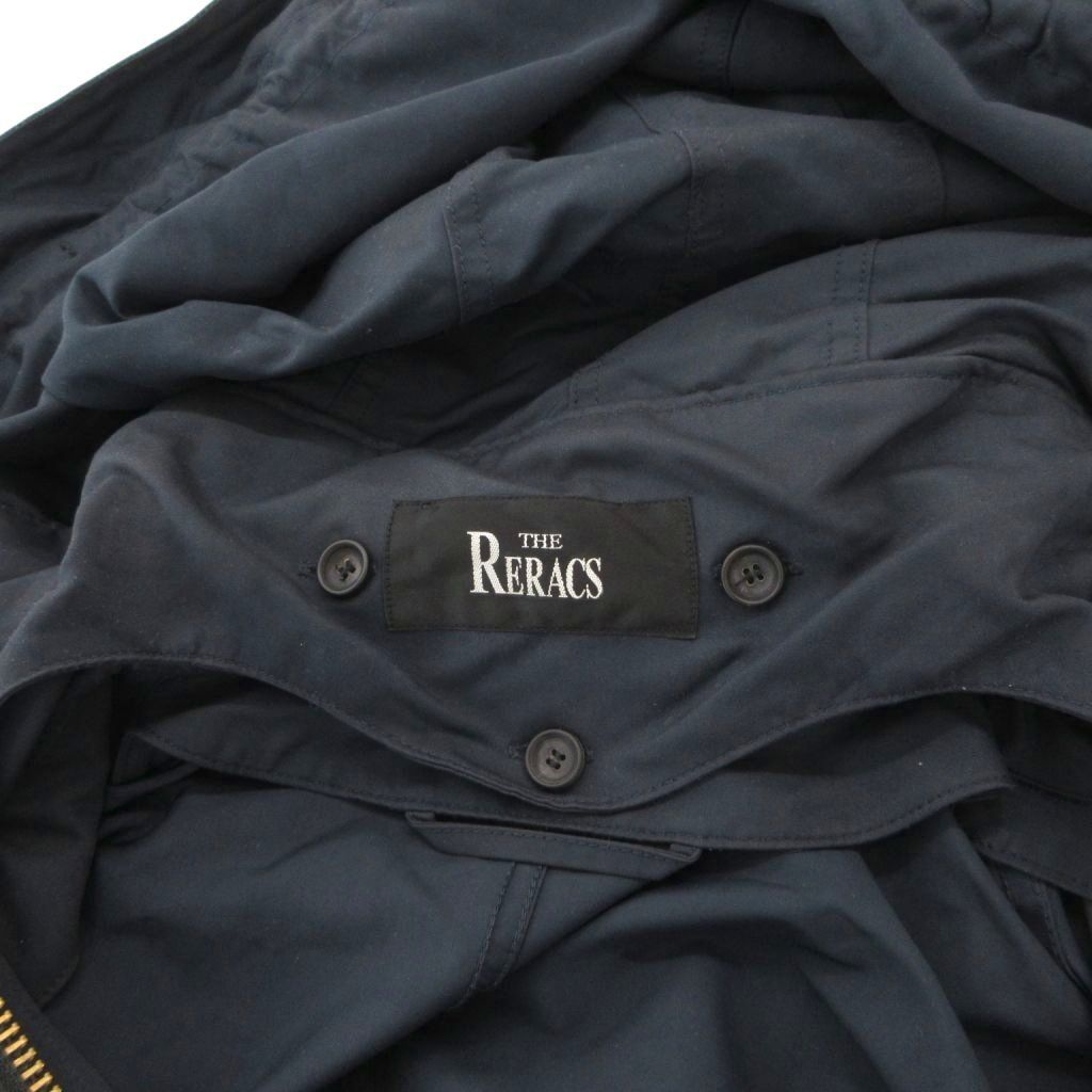  ザ リラクス THE RERACS LOOSE SHORT MODS COAT ショート モッズコート フード ボアジレライナー付き 38 紺 ネイビー UO モッズコート ジャケット アウター