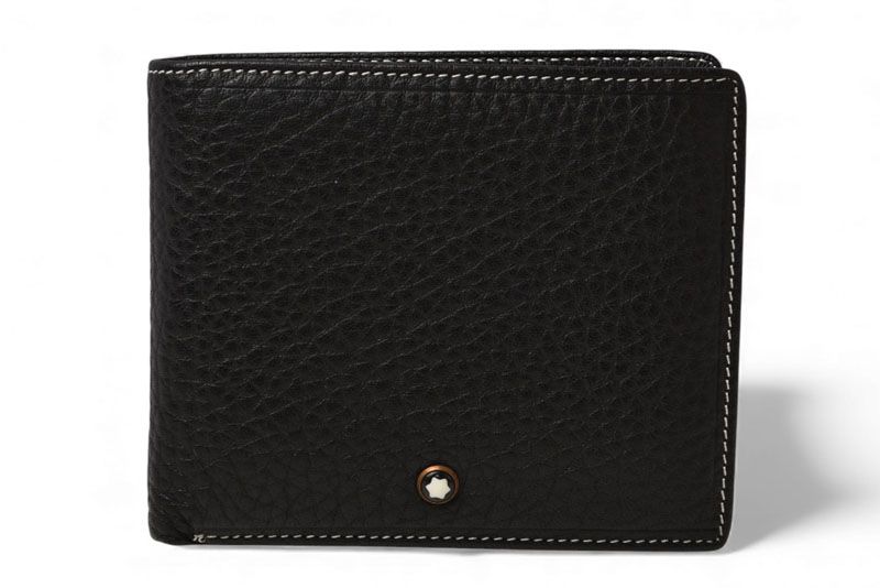 モンブラン 財布|二つ折 札入れ MONTBLANC メンズ|折財布 レザー ブラック