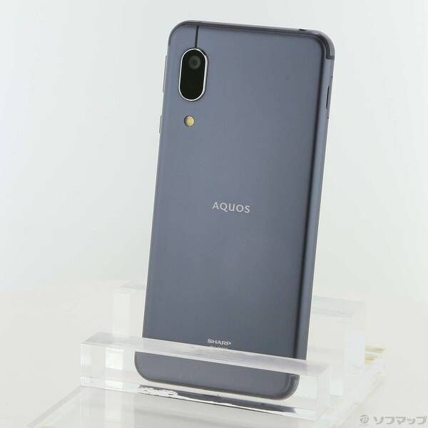 中古品〕 AQUOS sense3 lite 64GB ブラック SH-RM12 楽天 SIMフリー