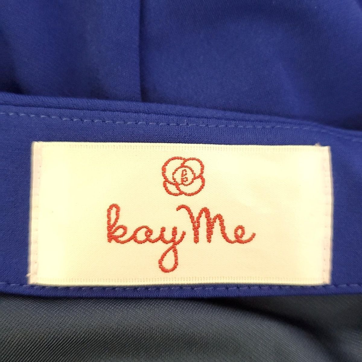 kayme(ケイミー) ワンピース サイズJP 7 レディース美品 - ブルー 半袖
