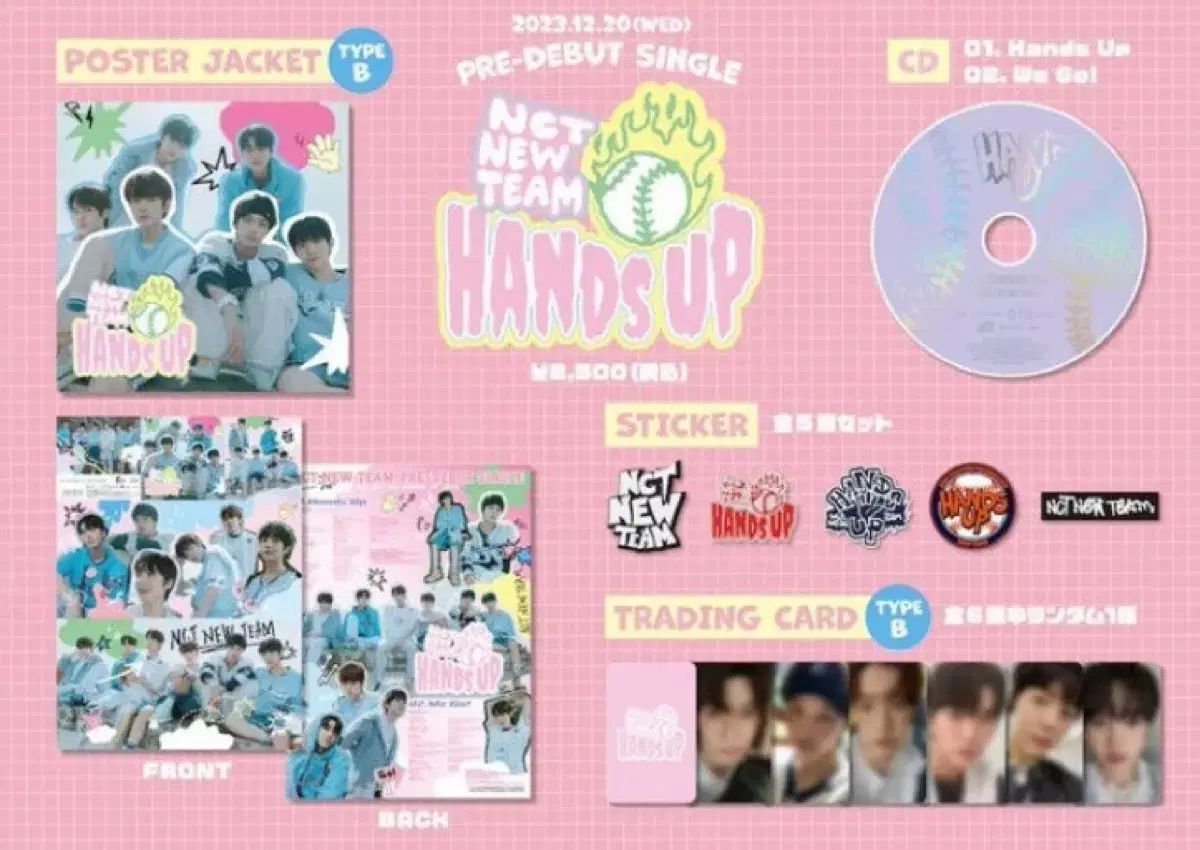 NCT TEAM ハンズアップ A バージョン