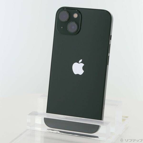  〔中古品〕 iPhone13 256GB グリーン MNGH3J／A SIMフリー【352】 スマートフォン本体