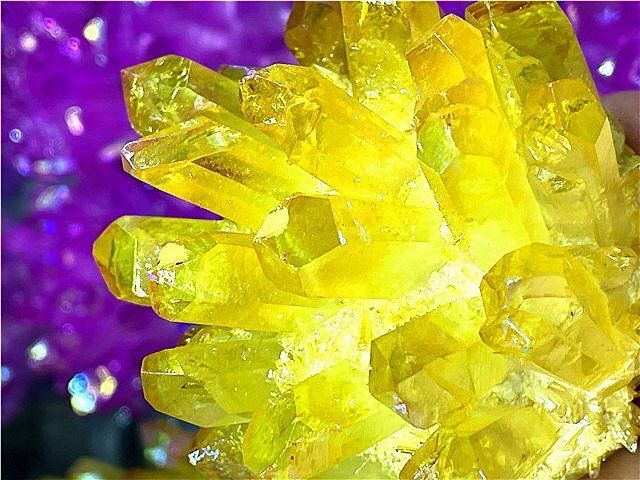 超綺麗アーカンソー産レインボーオーラクラスターB1128/E318/82A