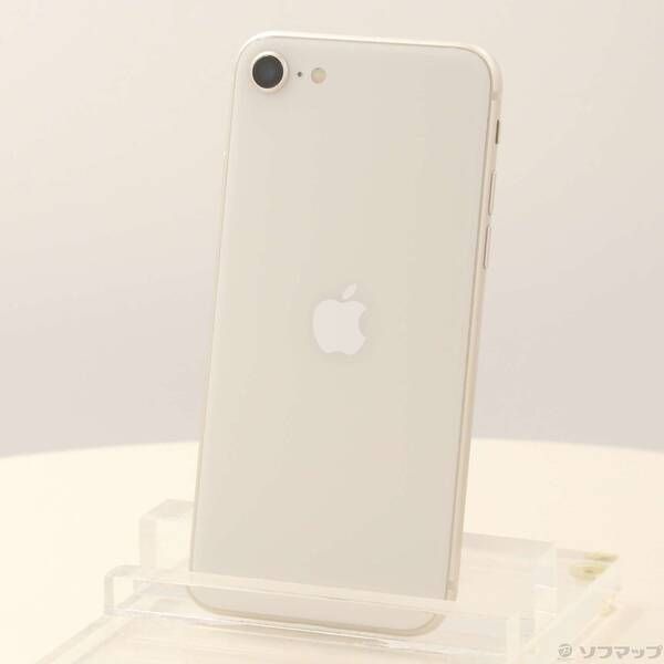 中古品〕 iPhone SE 第3世代 64GB スターライト MMYD3J／A SIMフリー
