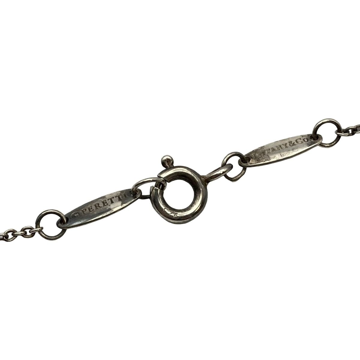  TIFFANY Co ティファニー ネックレス バイザヤード ダイヤモンド シルバー 1 Pダイヤ ダイヤ約0 05カラット ネックレス アクセサリー