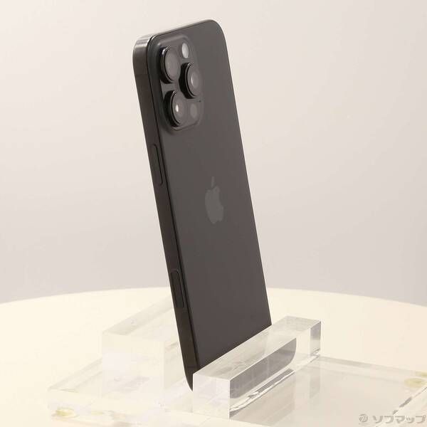 〔中古品〕 iPhone16 Pro Max 1TB ブラックチタニウム MYWQ3J/A SIMフリー【368】