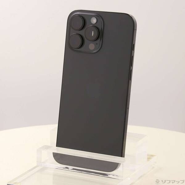 〔中古品〕 iPhone16 Pro Max 1TB ブラックチタニウム MYWQ3J／A SIMフリー【368】