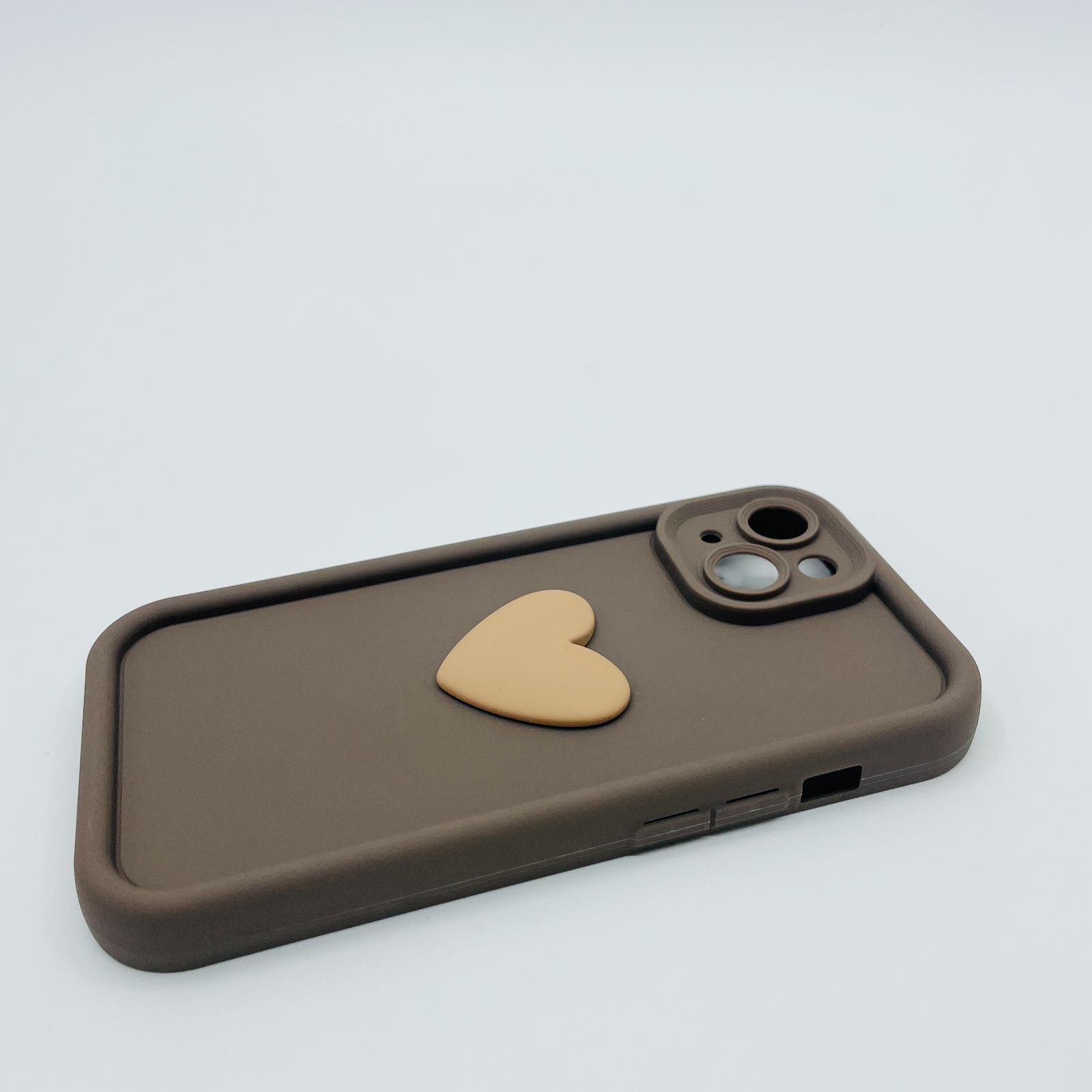 SUTI ブラウン iPhone用ハードケース　iPhone15pro □【15Pro】「iPhone 15Pro ALL-AROUND CASE」丈夫なハードケースと