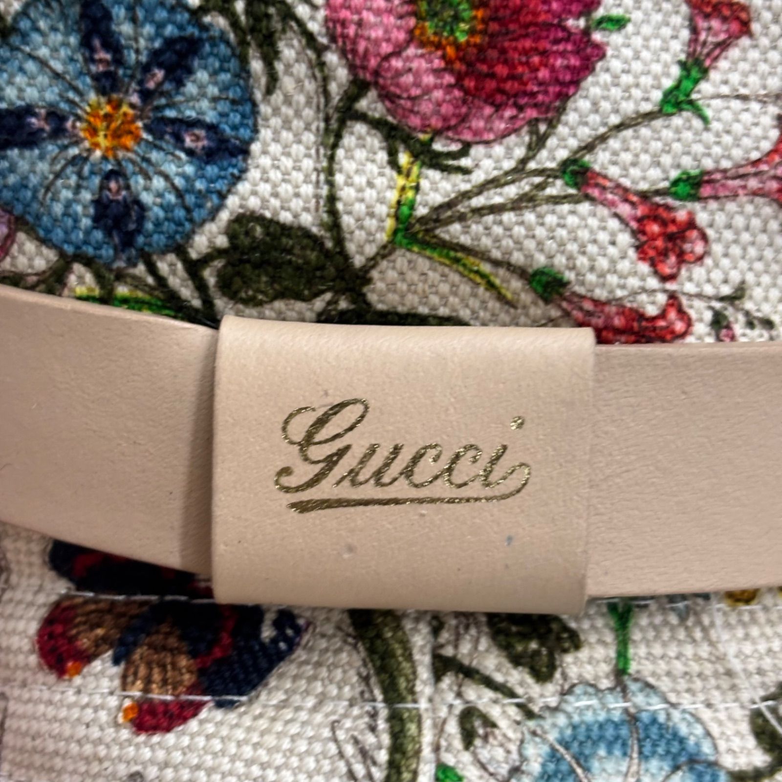 GUCCI グッチ フローラ 花柄 バケットハット 帽子 ハット ピンク グッチ 030367 フローラ 花柄 バケットハット 帽子 ハット ピンク