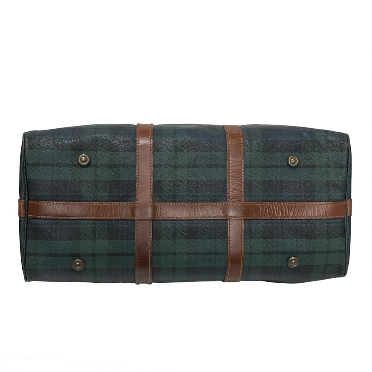 ポロラルフローレン ボストンバッグ - ダークグリーン×ダークネイビー