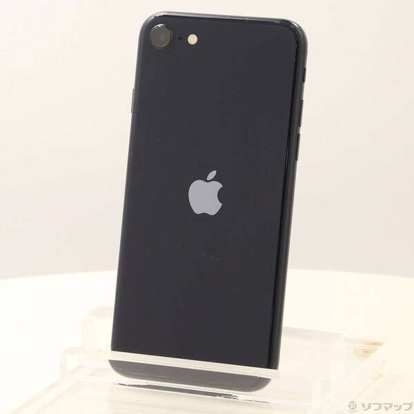 〔 品〕 iPhone SE 第3世代 64 GB ミッドナイト MMYC 3 J A SIMフリー 377
