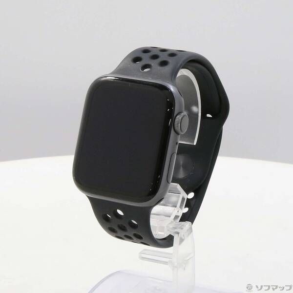 〔 品〕 Apple Watch Series 4 Nike GPS 44 mm スペースグレイアルミニウムケース アンスラサイト ブラックNikeスポーツバンド 247