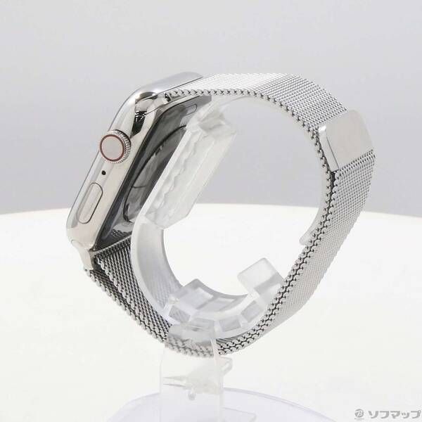 〔 品〕 Apple Watch Series 8 GPS Cellular 45 mm シルバーステンレススチールケース シルバーミラネーゼループ 258