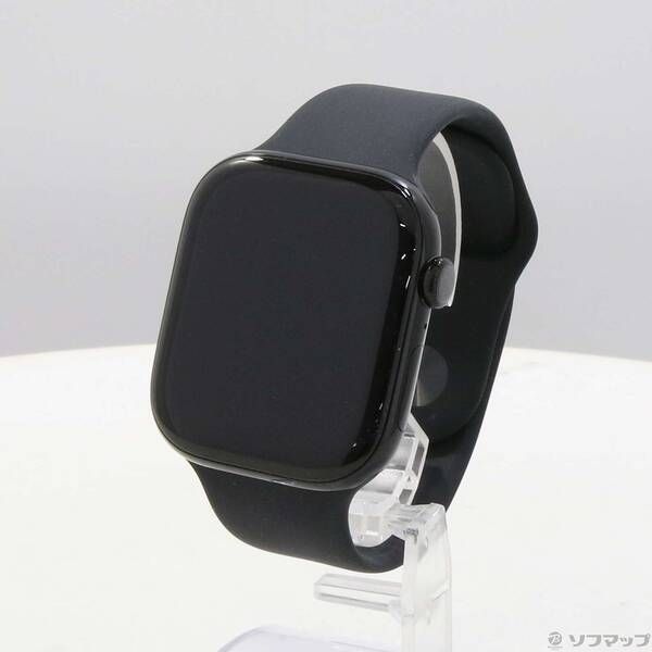 〔 品〕 Apple Watch Series 10 GPS 46 mm ジェットブラックアルミニウムケース ブラックスポーツバンド 269