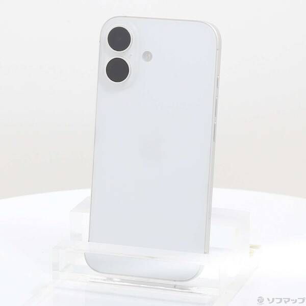 〔 品〕 iPhone 16 256 GB ホワイト MYDX 3 J A SIMフリー 198