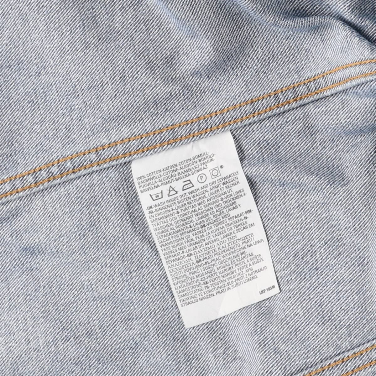 傷の状態 古着 リーバイス Levi's ユーロモデル デニムジャケット Gジャン